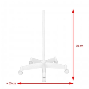 Lampa lupa led Glow Moonlight 8012/5" white ze statywem (114954)