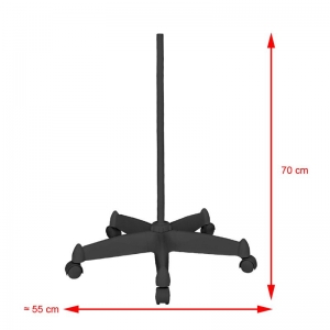Lampa lupa led Glow Moonlight 8013/6" black ze statywem (115252)