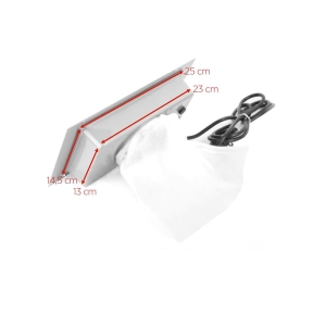 Pochłaniacz pyłu do zabudowy Momo S-41 srebrny  (116273)