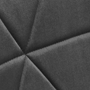 4Rico Krzesło skandynawskie QS-186 aksamit szare (147835)