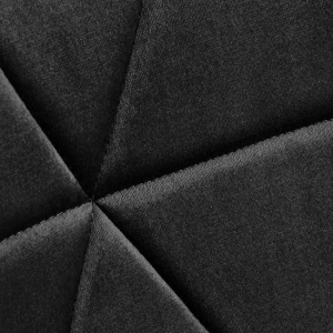 4Rico Krzesło skandynawskie QS-186 aksamit czarne (147836)