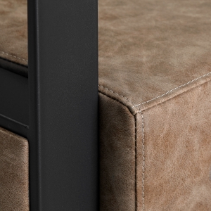 Gabbiano fotel fryzjerski Modena old brązowy (148059)