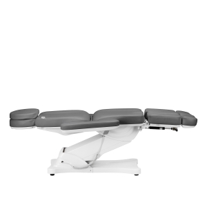 Elektryczny fotel kosmetyczny SILLON CLASSIC 3 silniki z kołyską pedi szary (148293)