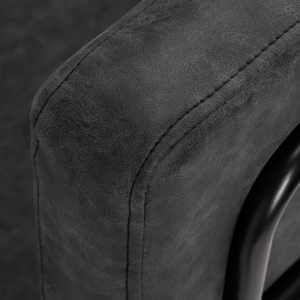 Gabbiano fotel fryzjerski Katania Loft Old Leather czarny (147876)