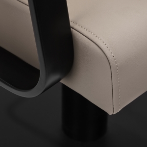 Gabbiano fotel fryzjerski Porto czarno Beżowy  (148048)