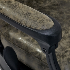 Gabbiano fotel barberski President Old Leather Zielony (148104)