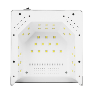 Lampa UV LED OCHO NAILS X22 72W aku bezprzewodowa biała z lustrzanym dnem (150709)
