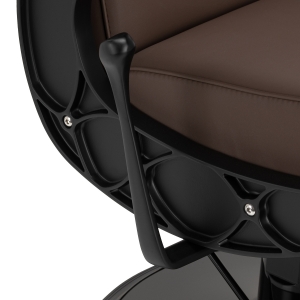 Gabbiano fotel barberski Continental brązowy (152036)