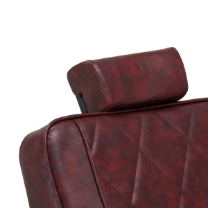 Hair System fotel barberski BM88066B bordowy czarna rama  (154181)