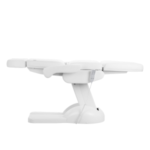 Fotel kosmetyczny elektr. Azzurro Lux 3m biały z podgrzewaniem  (154877)