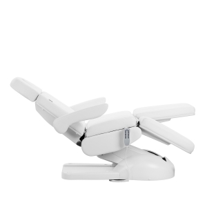 Fotel kosmetyczny elektr. Azzurro Lux 5m biały  (154880)