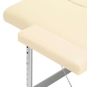 Balance stół składany do masażu aluminiowy 2 segmentowe cream (155270)