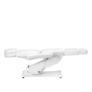 Elektryczny fotel kosmetyczny SILLON CLASSIC 3 silniki z podgrzewaniem biały  (148287)