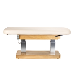 Leżanka SPA Sillon Comfort kremowa z jasnobrązową podstawą (154687)