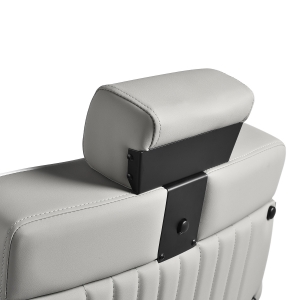 Fotel barberski Gabbiano Levi szary  (155574)