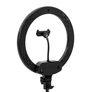 Lampa pierścieniowa Ring Light 13"" 36W LED ze statywem czarna  (131446)