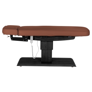 Leżanka SPA Sillon Relax brązowa z czarną podstawą (156149)