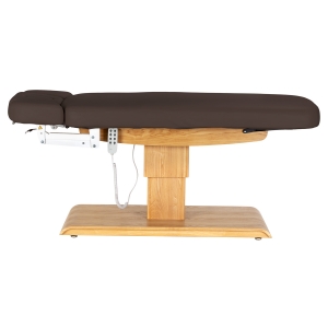 Leżanka SPA Sillon Relax brązowa ciemna z jasnobrązową podstawą (156152)