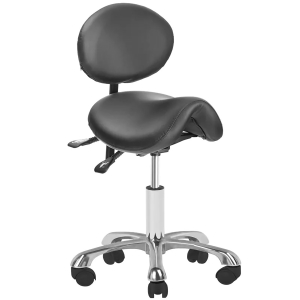 ACTIVESHOP Taboret kosmetyczny 1025 czarny Giovanni
