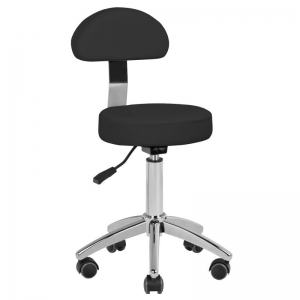 ACTIVESHOP Taboret kosmetyczny AM-304 czarny