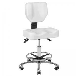 ACTIVESHOP Taboret kosmetyczny A-4299 biały