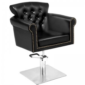 ACTIVESHOP Gabbiano fotel fryzjerski Berlin czarny