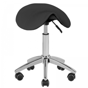 ACTIVESHOP Taboret kosmetyczny AM-302 czarny
