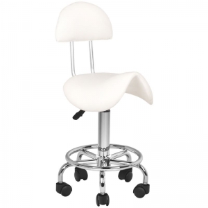 ACTIVESHOP Taboret kosmetyczny 6001 biały