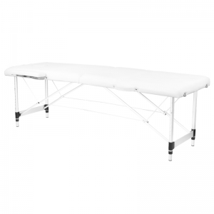 ACTIVESHOP Stół składany do masażu aluminiowy komfort Activ Fizjo 2 segmentowe white