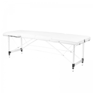 ACTIVESHOP Stół składany do masażu aluminiowy komfort Activ Fizjo 3 segmentowy white