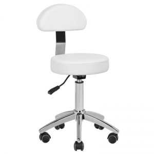 ACTIVESHOP Taboret kosmetyczny AM-304 biały