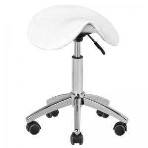 ACTIVESHOP Taboret kosmetyczny AM-302 biały