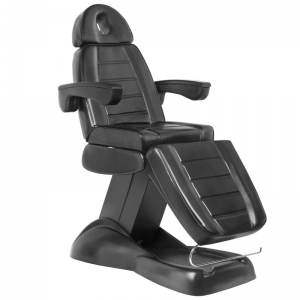 ACTIVESHOP Fotel kosmetyczny elektr. Lux czarny 