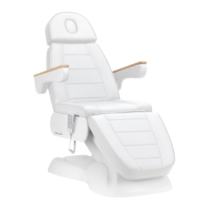 ACTIVESHOP Fotel kosmetyczny elektryczny SILLON Lux 273b 3 silniki biały 