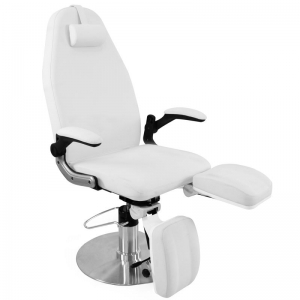 Fotel podologiczny hydrauliczny Azzurro 713A biały (112603)