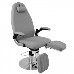 Fotel podologiczny hydrauliczny Azzurro 713A szary (112604)