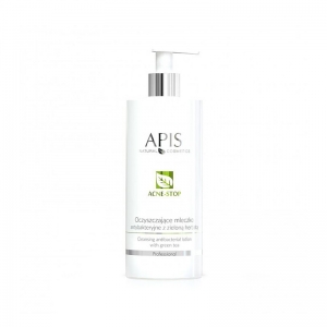 Apis acne-stop oczyszczające mleczko antybakt. z zieloną herbatą 500 ml (105376)