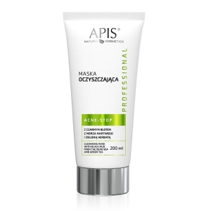 Apis acne-stop maska oczyszczająca z czarnym błotem 200 ml (105409)