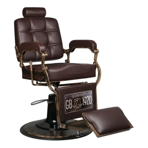 Gabbiano fotel barberski Boss brązowy (126467)