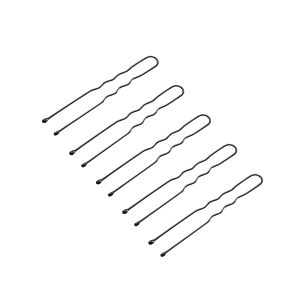 Kokówki fryzjerskie do włosów E-65 300 szt. 5 cm czarne (133257)