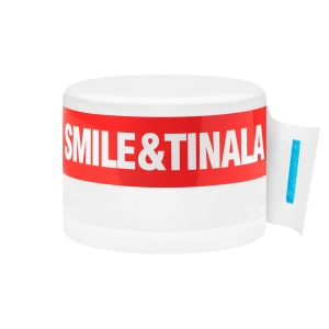 Pudełko na kołnierz papierowy fryzjerski - białe (133950)