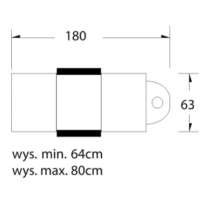 Fotel kosmetyczny hyd. A 210 szary (123761)