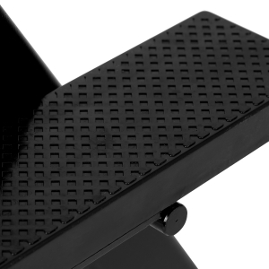 Krzesło do makijażu składane alu czarne (133430)