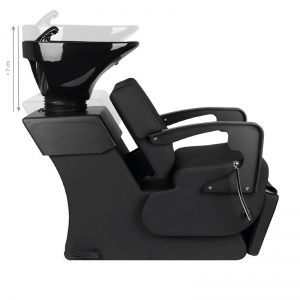 Gabbiano myjnia barberska C37 czarna regulowana  (135397)