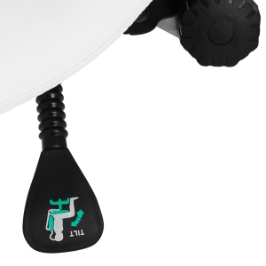 Taboret kosmetyczny 1004 Giovanni biały  (141629)