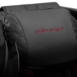 Sakura fotel masujący Standard 801 czarno-czerwony (148098)