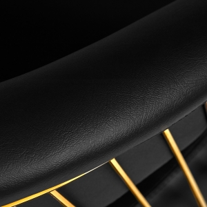 Gabbiano fotel fryzjerski Lille złoto czarny (147324)