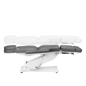 Elektryczny fotel kosmetyczny SILLON CLASSIC 2 silniki pedi szary (148289)