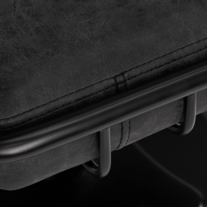 Gabbiano fotel fryzjerski Katania Loft Old Leather czarny (147876)