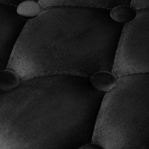 4Rico Krzesło obrotowe QS-OF213G aksamit czarne (148154)